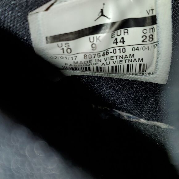 Jordan 5 AM \'Black/White\' Size 10